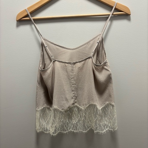 Aritzia Wilfred 100% Silk and Lace Camisole - Picture 2 of 8